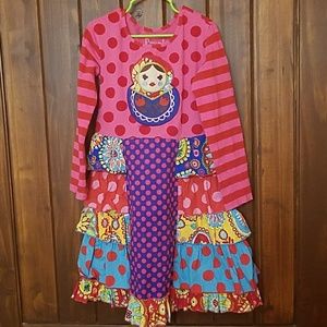 Mustard Pie size 6 dress with leggings